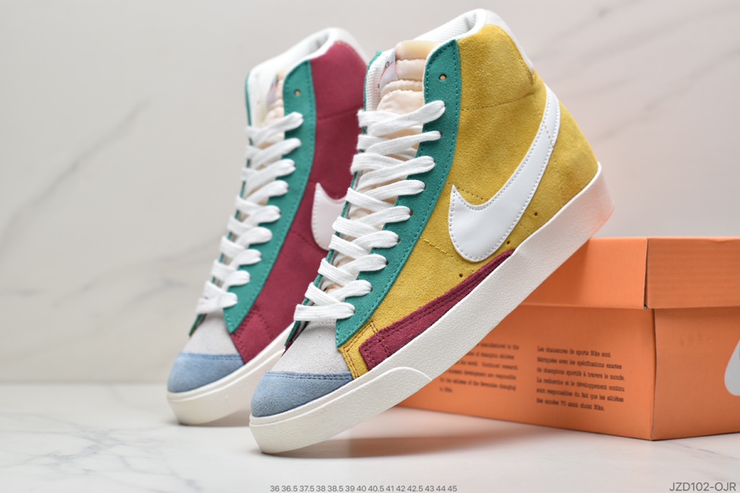 140 耐克开拓者高帮系列Nike W Blazer002 Mid Vintage Suede 复古经典开拓者 CI1166-800