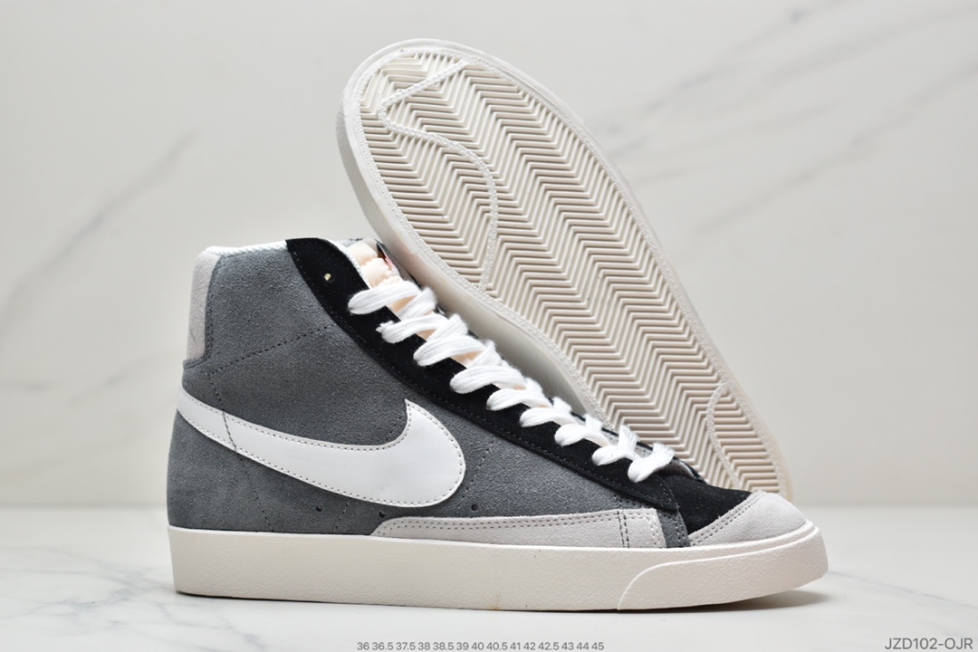 140 耐克开拓者高帮系列Nike W Blazer002 Mid Vintage Suede 复古经典开拓者 CI1166-800