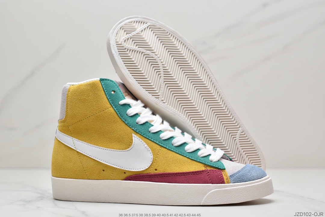 140 耐克开拓者高帮系列Nike W Blazer002 Mid Vintage Suede 复古经典开拓者 CI1166-800