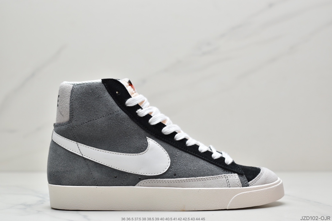 140 耐克开拓者高帮系列Nike W Blazer002 Mid Vintage Suede 复古经典开拓者 CI1166-800