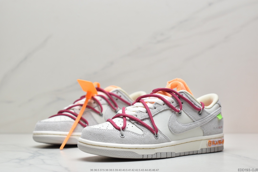 340 Off-White x Nike SB Dunk Low ”The 10/50” OW灰白 扣篮系列低帮经典百搭休闲运动板鞋DJ0950-114