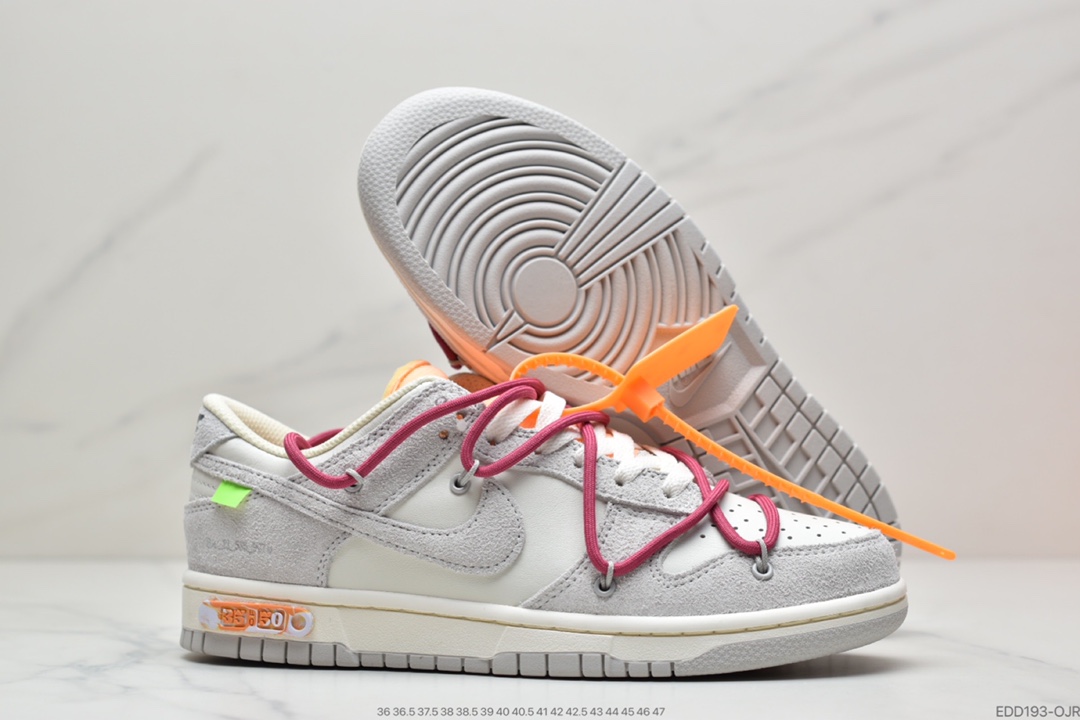 340 Off-White x Nike SB Dunk Low ”The 10/50” OW灰白 扣篮系列低帮经典百搭休闲运动板鞋DJ0950-114