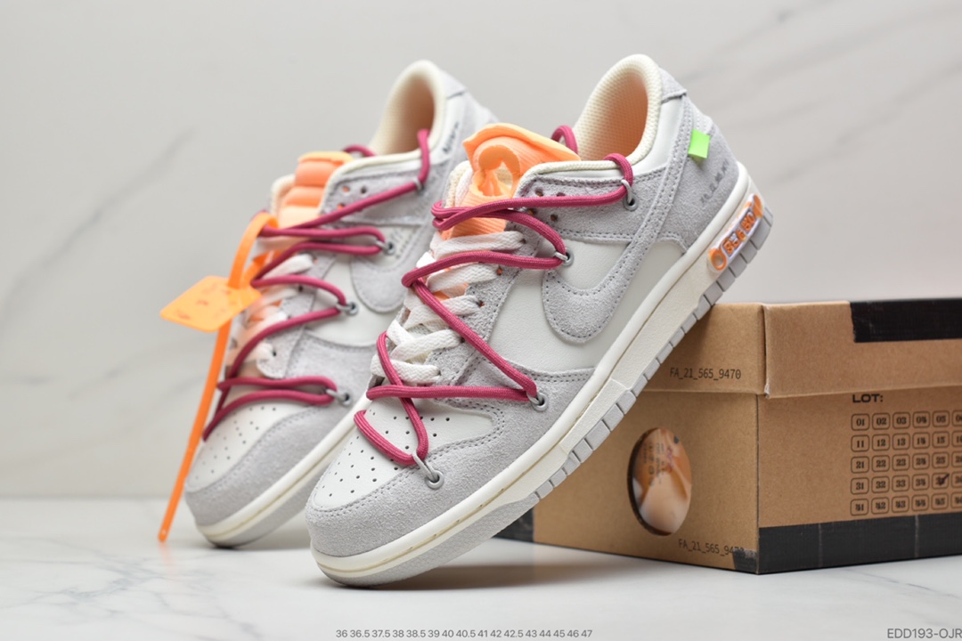 340 Off-White x Nike SB Dunk Low ”The 10/50” OW灰白 扣篮系列低帮经典百搭休闲运动板鞋DJ0950-114