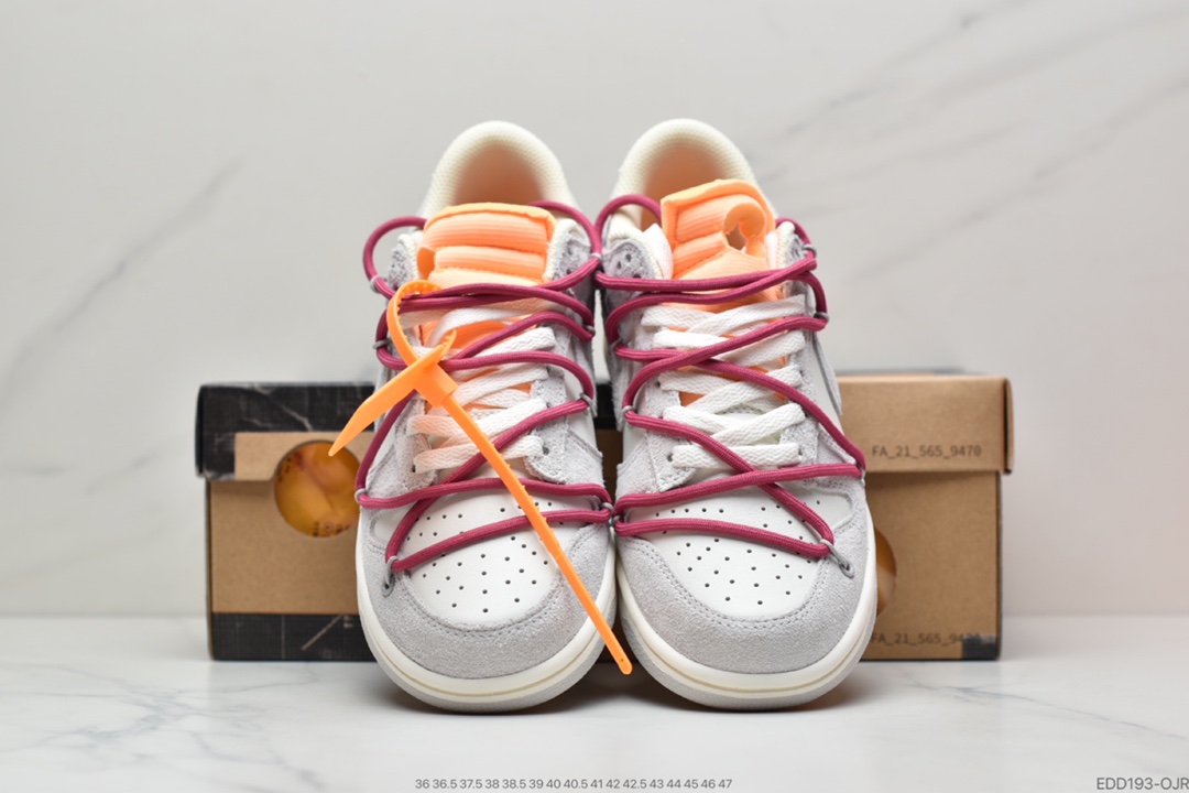 340 Off-White x Nike SB Dunk Low ”The 10/50” OW灰白 扣篮系列低帮经典百搭休闲运动板鞋DJ0950-114