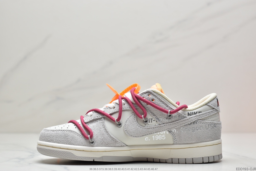 340 Off-White x Nike SB Dunk Low ”The 10/50” OW灰白 扣篮系列低帮经典百搭休闲运动板鞋DJ0950-114