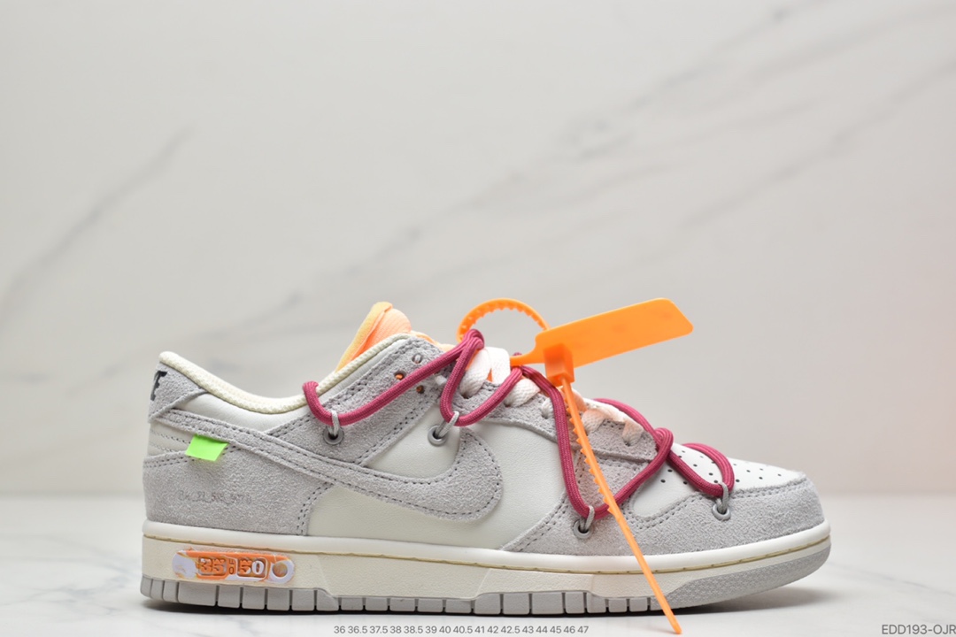 340 Off-White x Nike SB Dunk Low ”The 10/50” OW灰白 扣篮系列低帮经典百搭休闲运动板鞋DJ0950-114