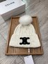 Celine 1:1 Hats Unisex Rabbit Hair Wool