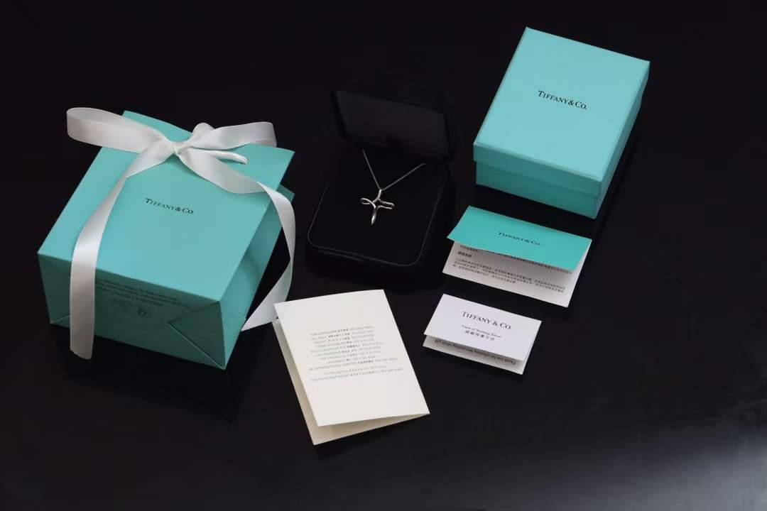 Tiffany & Co. Tiffany&Co. 纯银 十字架锁骨项链