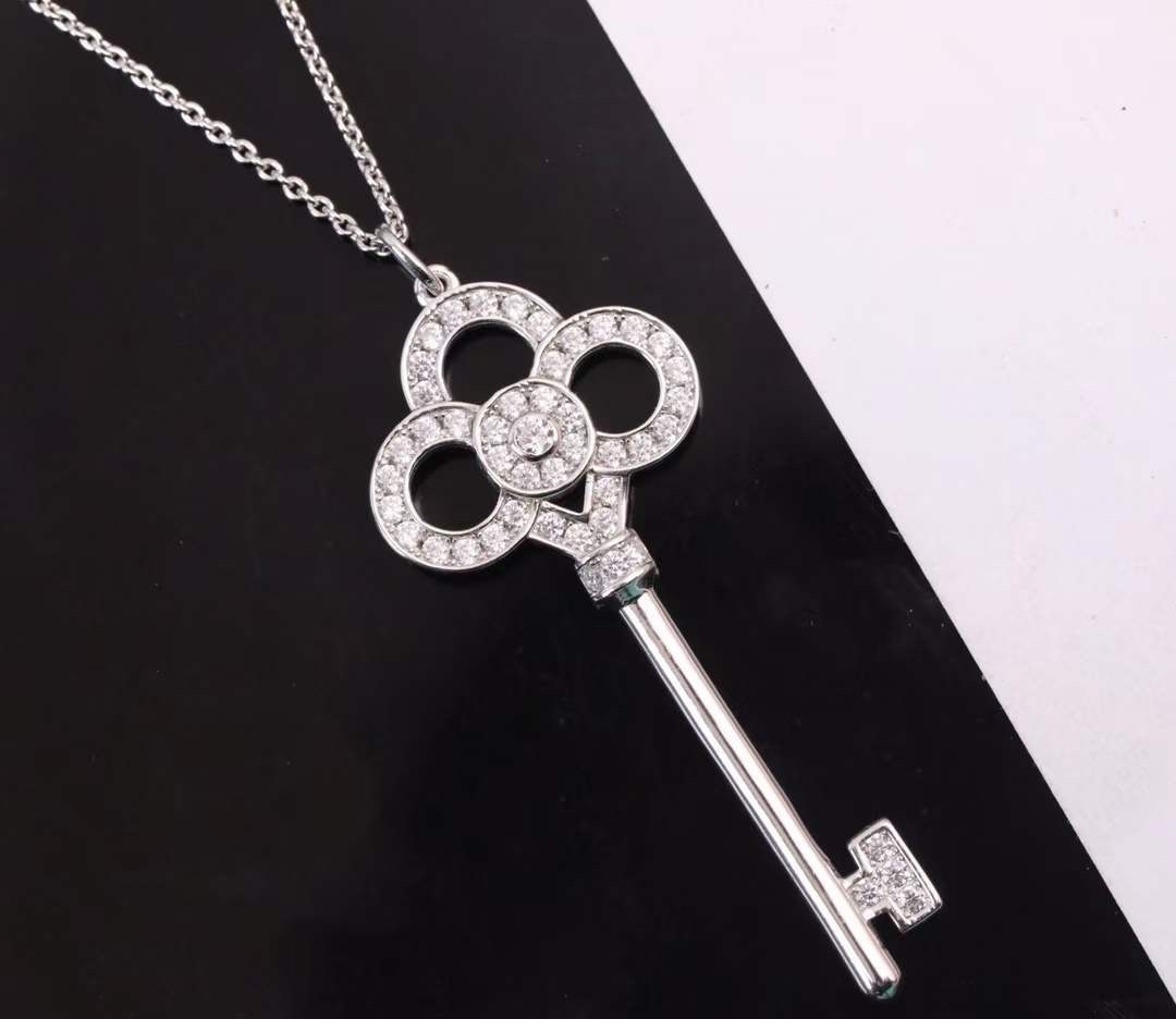 Tiffany & Co. Tiffany&Co.心冠钥匙项链 纯银