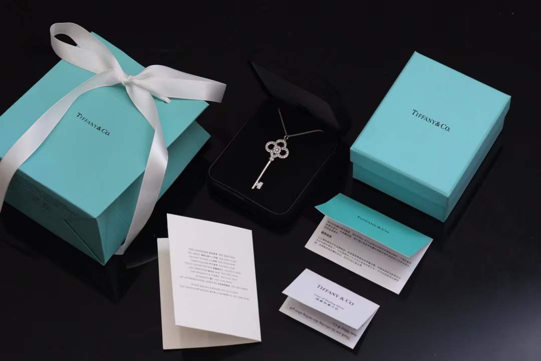 Tiffany & Co. Tiffany&Co.心冠钥匙项链 纯银