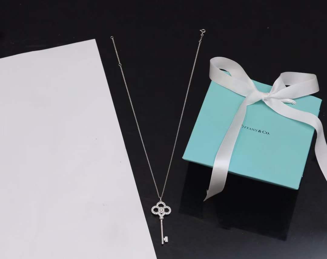 Tiffany & Co. Tiffany&Co.心冠钥匙项链 纯银