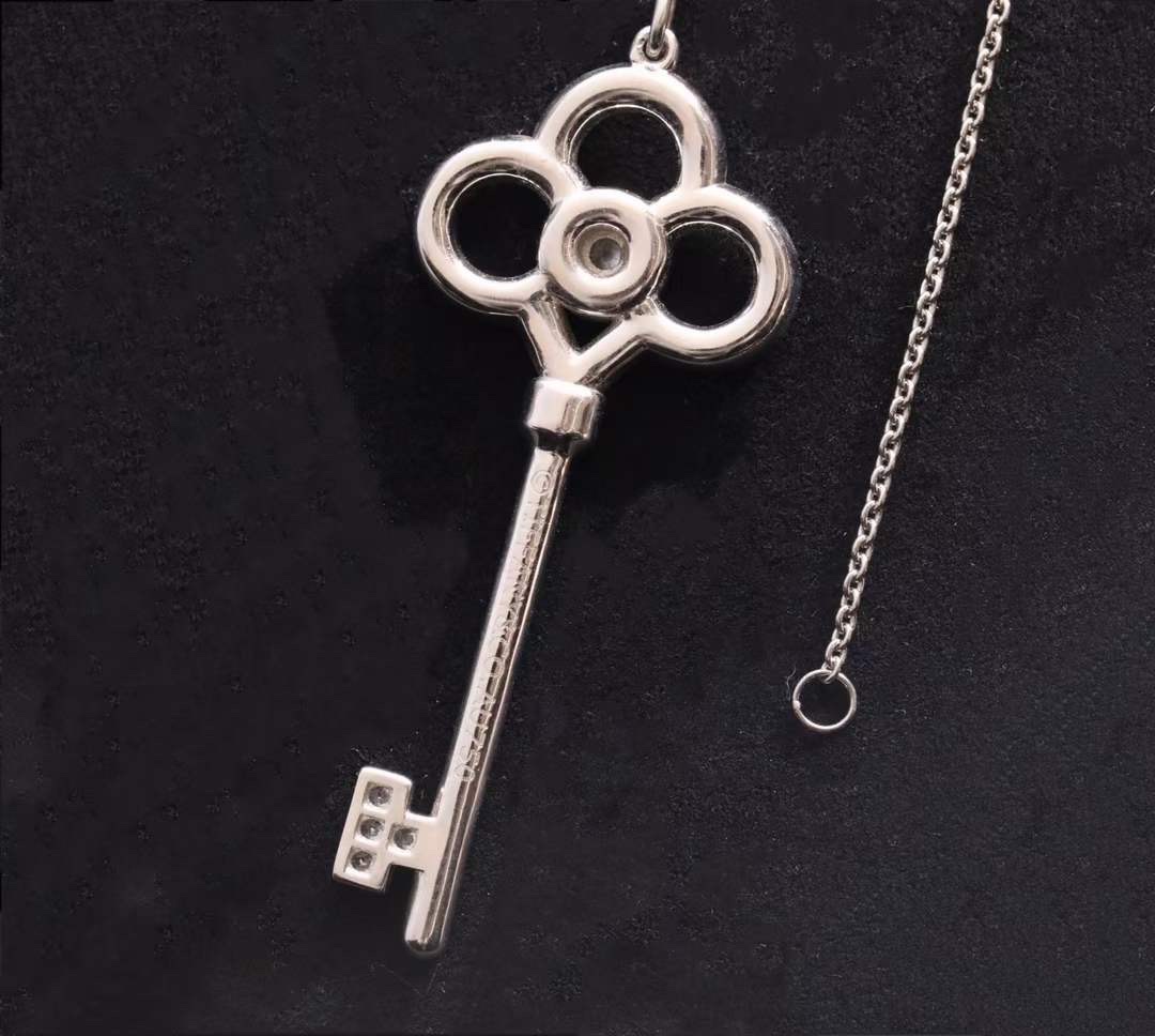 Tiffany & Co. Tiffany&Co.心冠钥匙项链 纯银