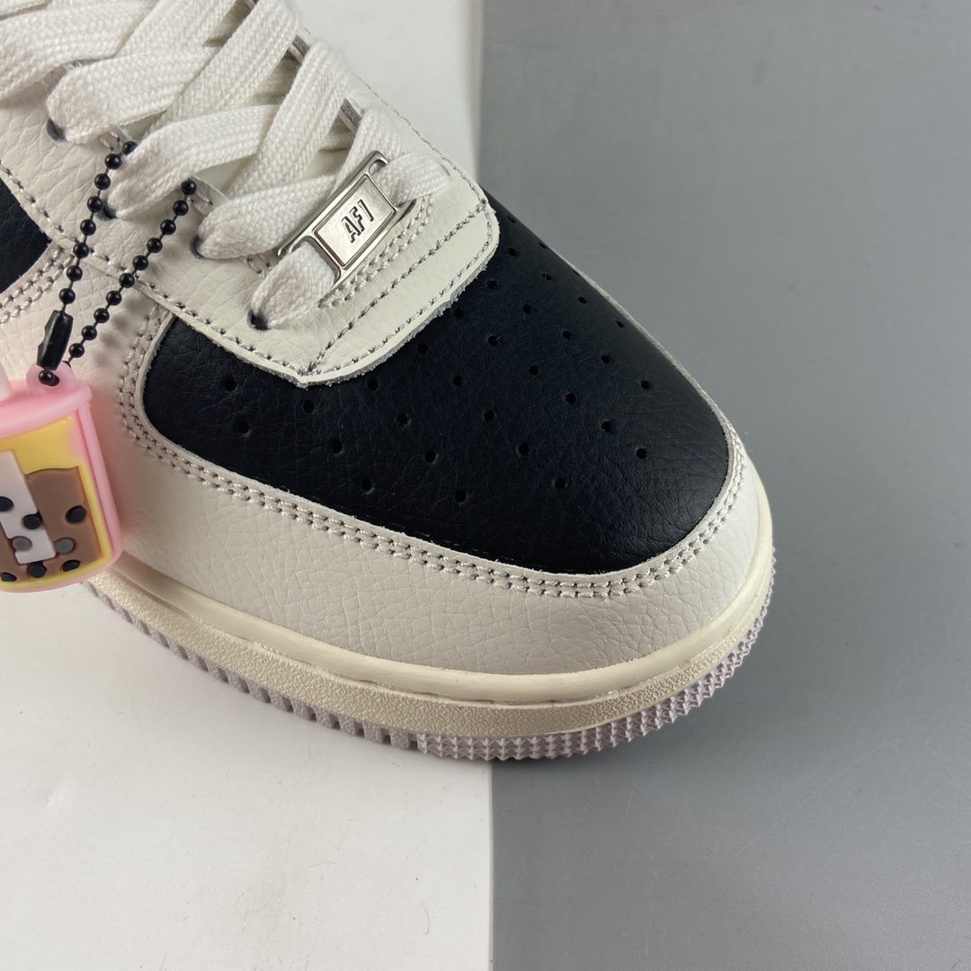 P240  NIKE Air Force 1   ”Bubble Tea” 空军一号低帮拼色休闲板鞋 “珍珠奶茶”CW2288-905