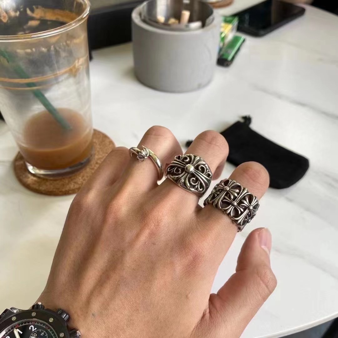 Chrome Hearts 克罗心Chrome hearts 圆头钉子戒指