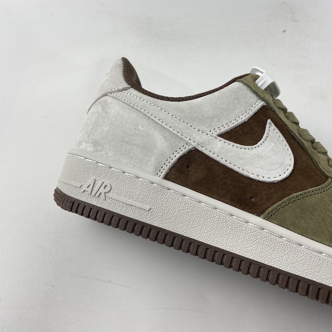 P240  NIKE Air Force 1’07 Low ”麂皮巧克力” 空军一号低帮休闲板鞋 DB2260-199