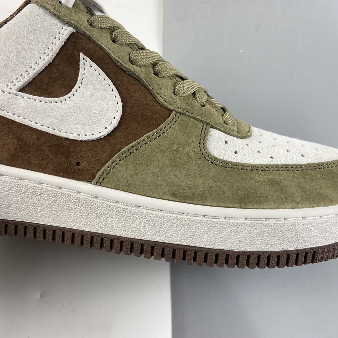 P240  NIKE Air Force 1’07 Low ”麂皮巧克力” 空军一号低帮休闲板鞋 DB2260-199