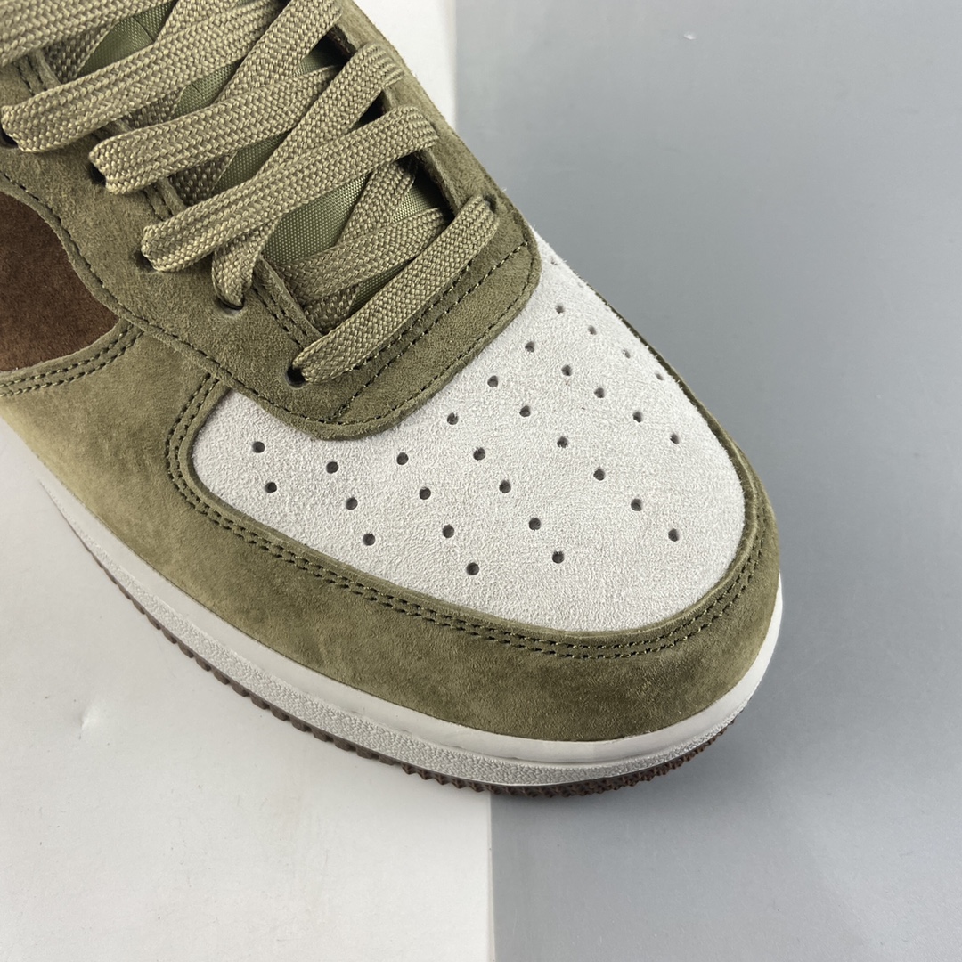 P240  NIKE Air Force 1’07 Low ”麂皮巧克力” 空军一号低帮休闲板鞋 DB2260-199