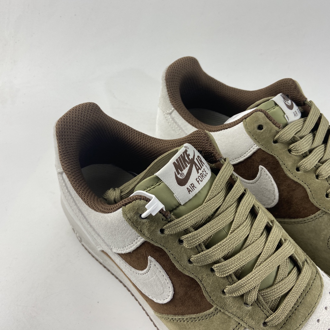 P240  NIKE Air Force 1’07 Low ”麂皮巧克力” 空军一号低帮休闲板鞋 DB2260-199