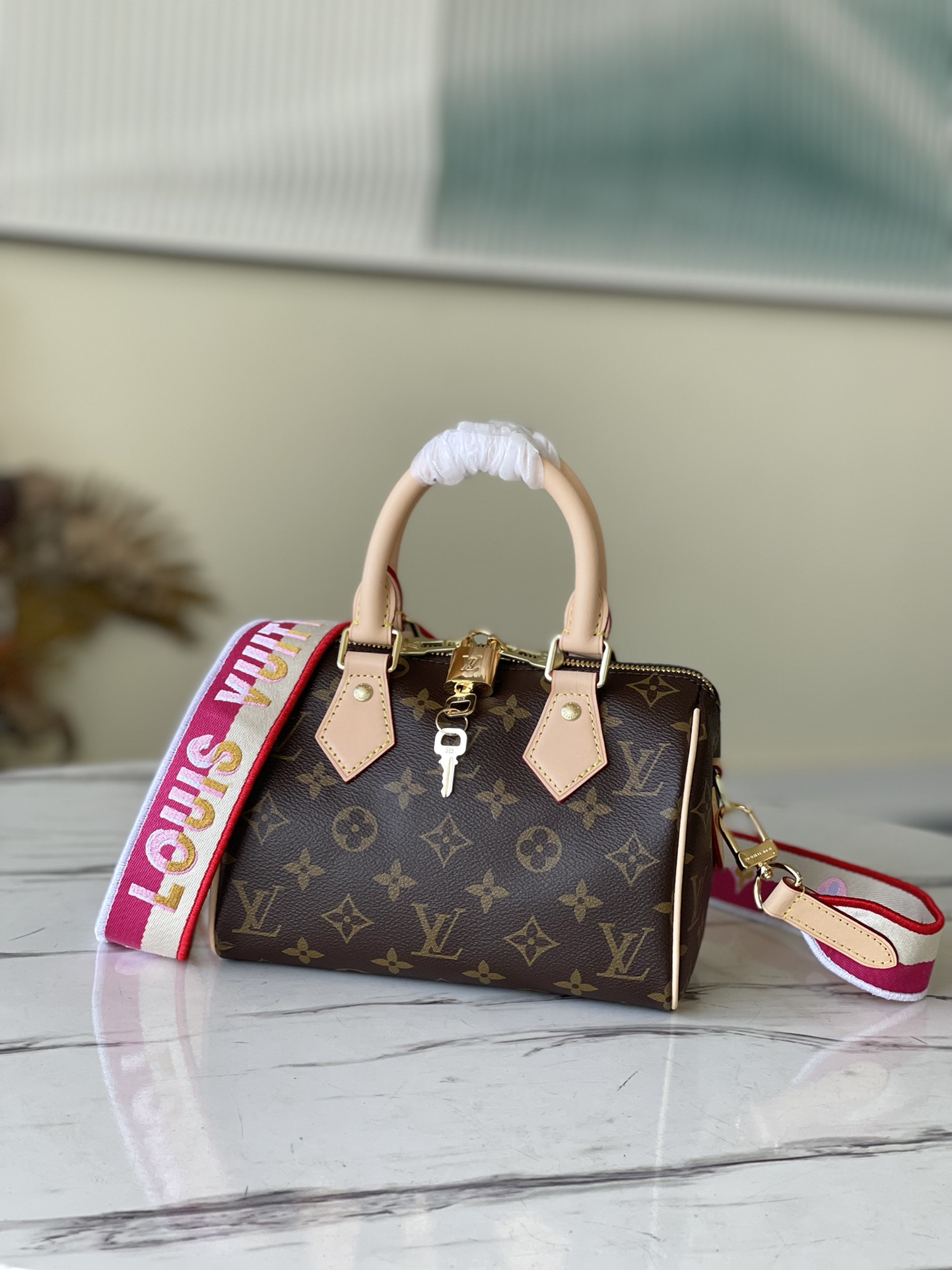 Louis Vuitton LV Speedy Bags Handbags Pink Damier Ebene Canvas Fall/Winter Collection Fashion M41114