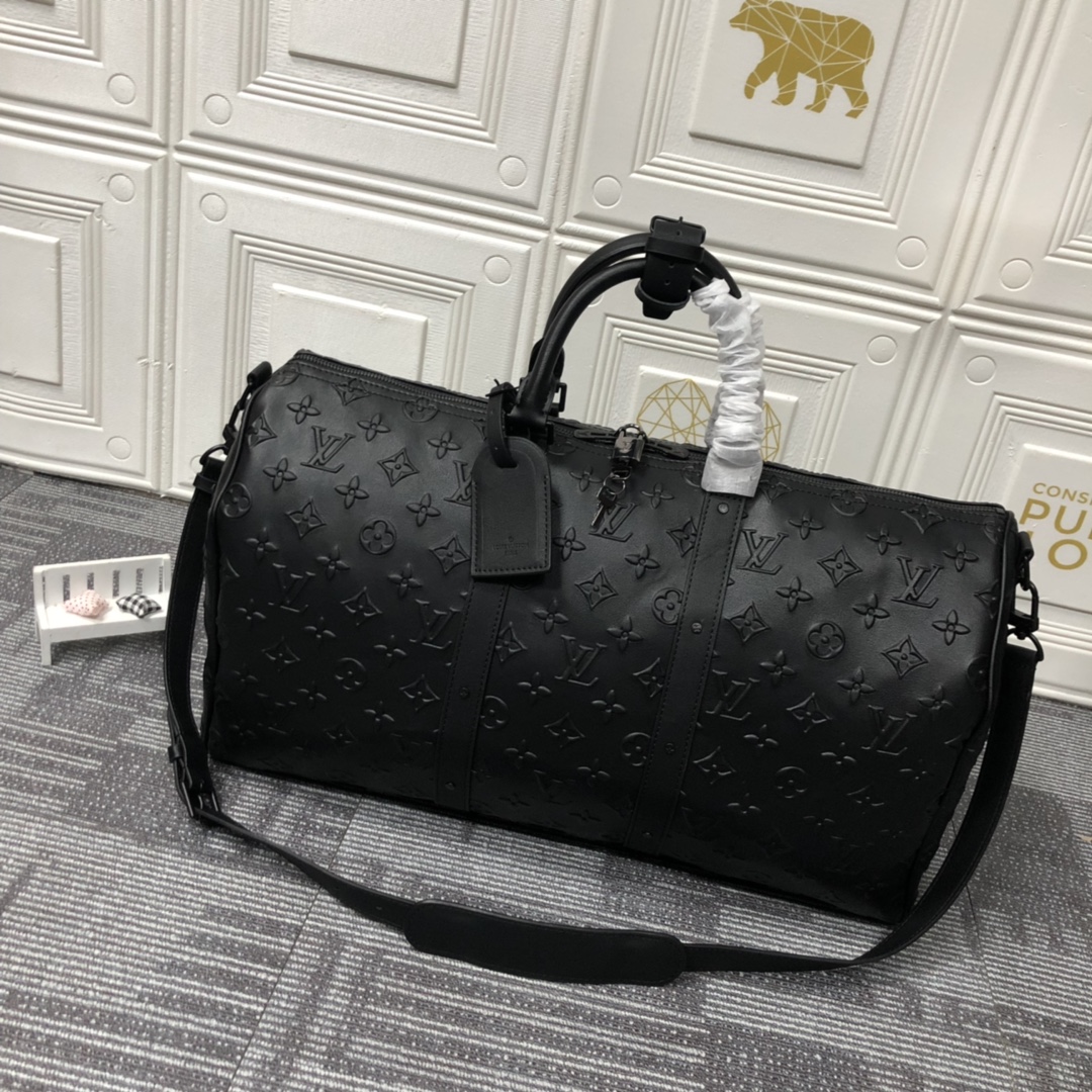 Louis Vuitton LV Keepall Bolsos de viaje Cuero de vaca M57963