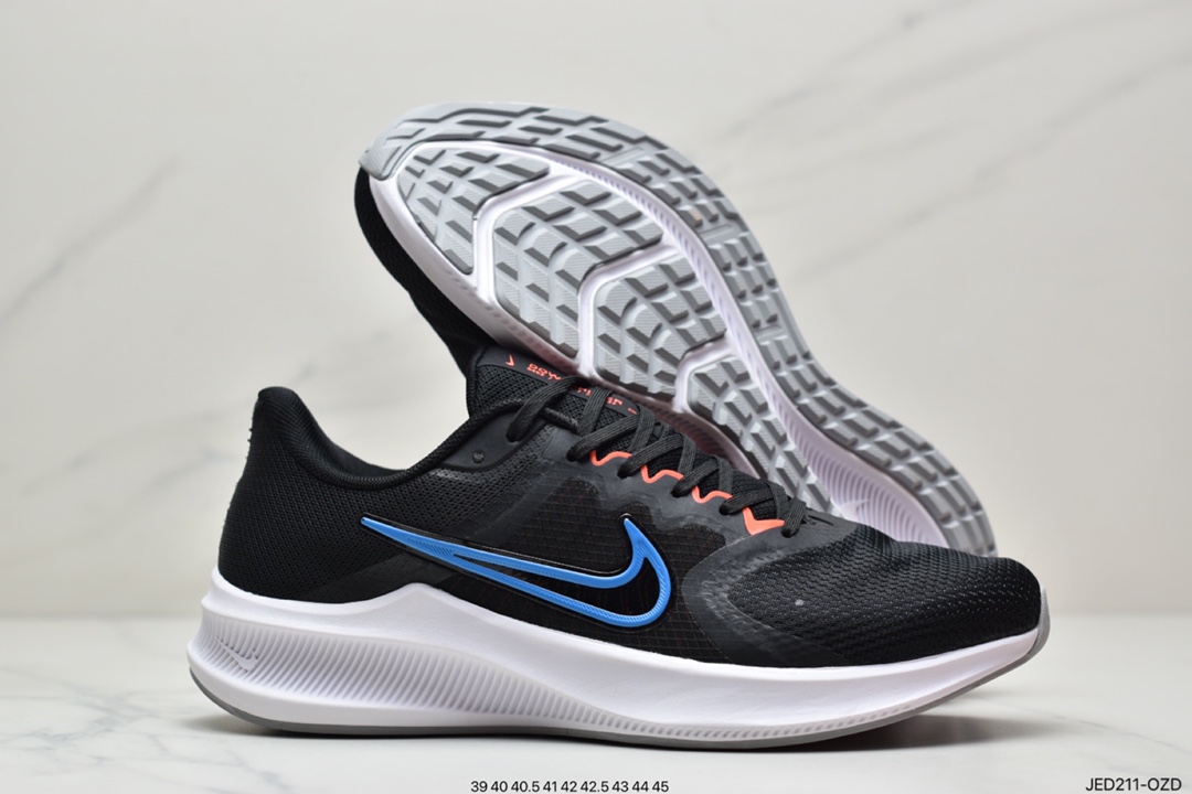 150 耐克/Nike Downshifter 11 登月V11代 网面超轻透气跑步鞋CW3411