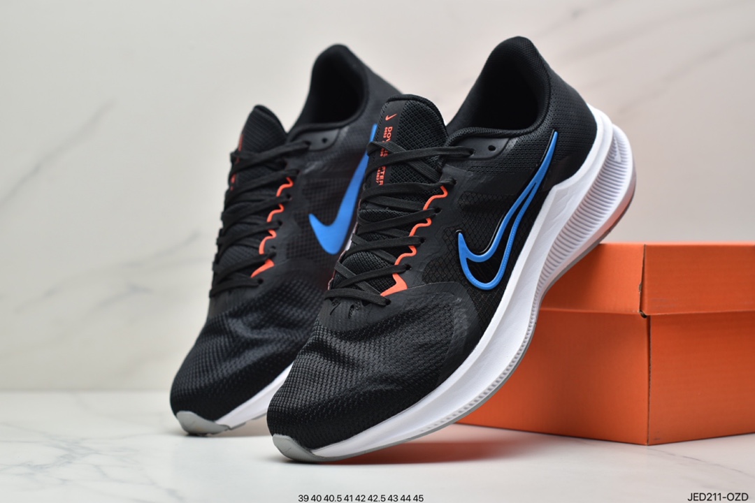 150 耐克/Nike Downshifter 11 登月V11代 网面超轻透气跑步鞋CW3411
