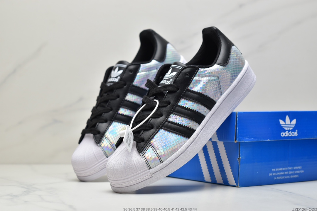 140 阿迪达斯Adidas Superstar 三叶草 贝壳头系列经典休闲运动板鞋M20905