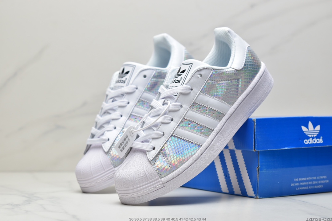 140 阿迪达斯Adidas Superstar 三叶草 贝壳头系列经典休闲运动板鞋M20905