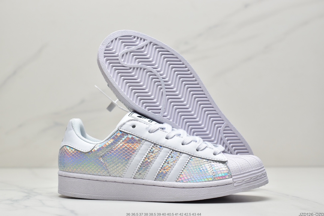 140 阿迪达斯Adidas Superstar 三叶草 贝壳头系列经典休闲运动板鞋M20905