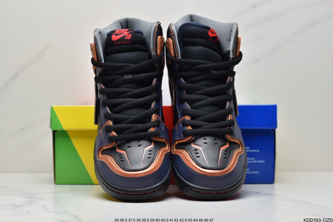 450 耐克Nike SB Dunk High Pro 黑蓝金高达联名  DH7717-400
