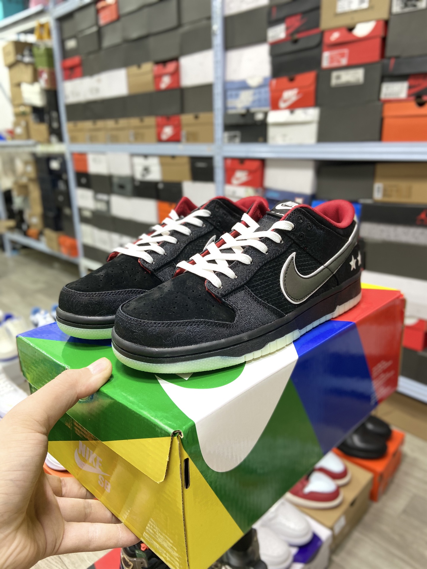 280 耐克LPL x NIKE SB Dunk Low League Of Legends Pro League Pz联名款丝绸夜光DO2327-011