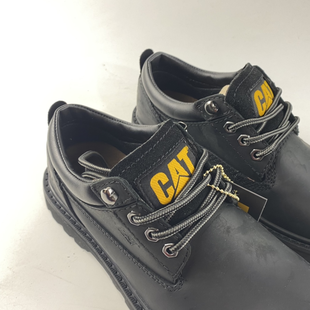 本地自取240  CAT 卡特官网新款 英伦复古工装休闲低帮男靴 P723862