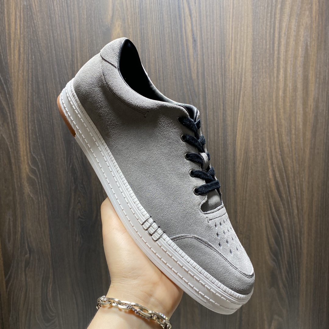 💋 💍BERLUT* 布鲁提 新品 PLAYTIME PALERMO 运动鞋板鞋  一片式皮质鞋 鞋面上