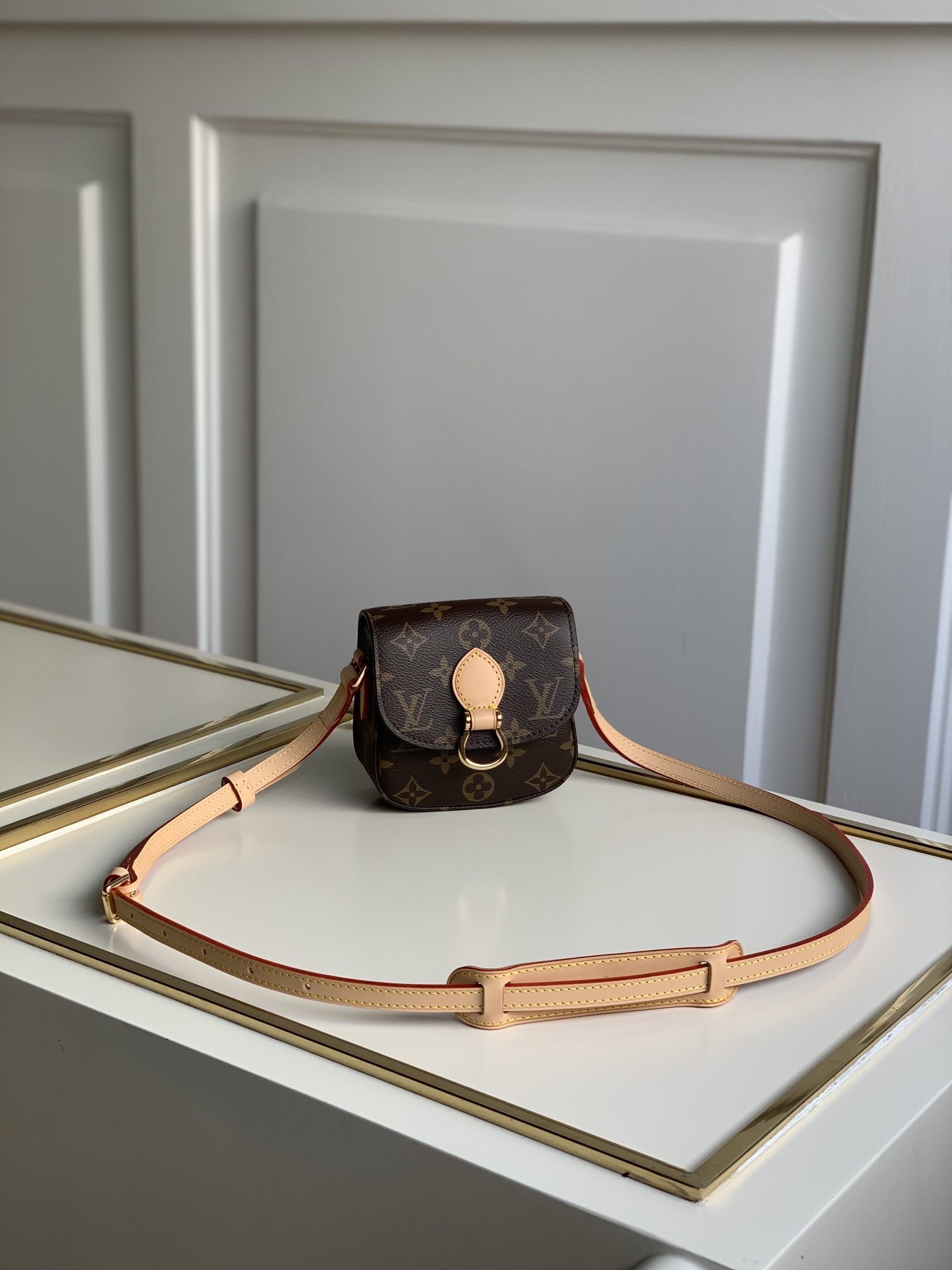 Louis Vuitton LV LU Saint Cloud 中古系列马鞍包 M51245