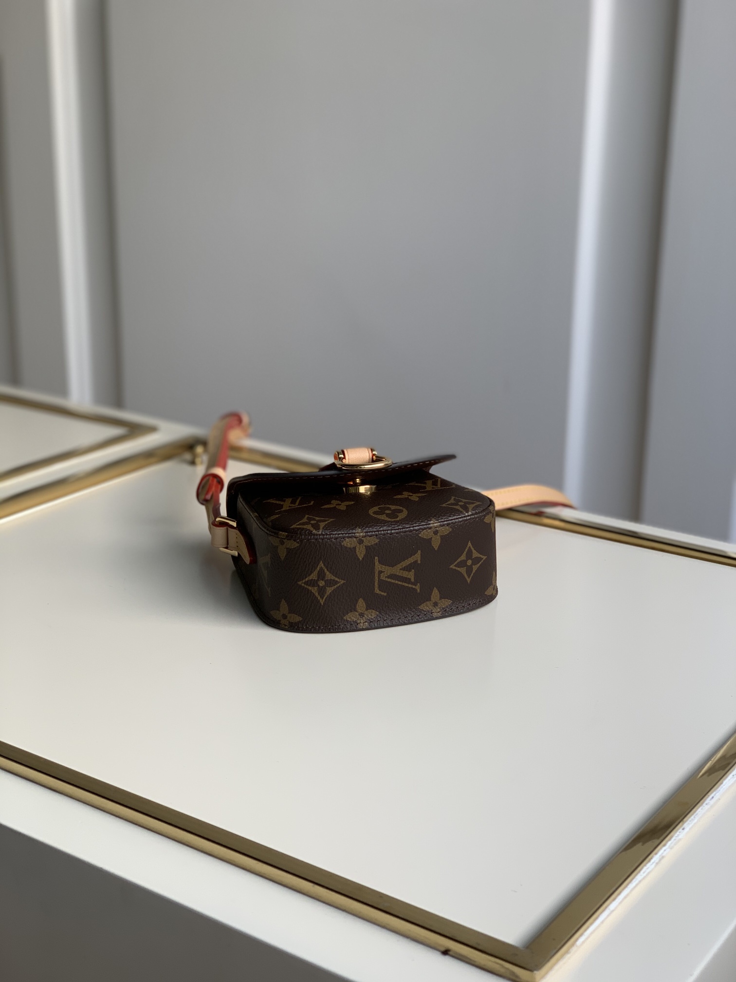 Louis Vuitton LV LU Saint Cloud 中古系列马鞍包 M51245