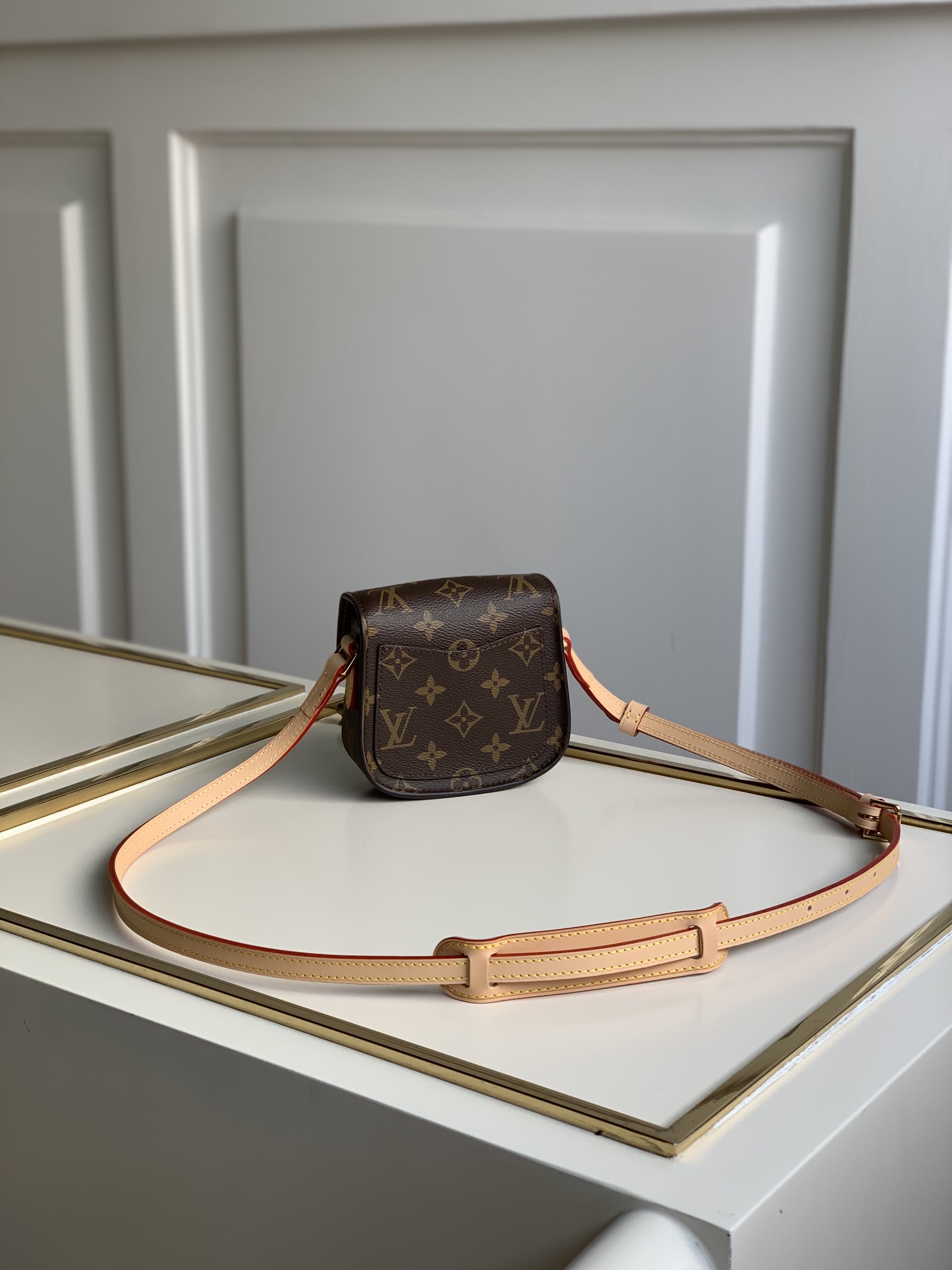 Louis Vuitton LV LU Saint Cloud 中古系列马鞍包 M51245