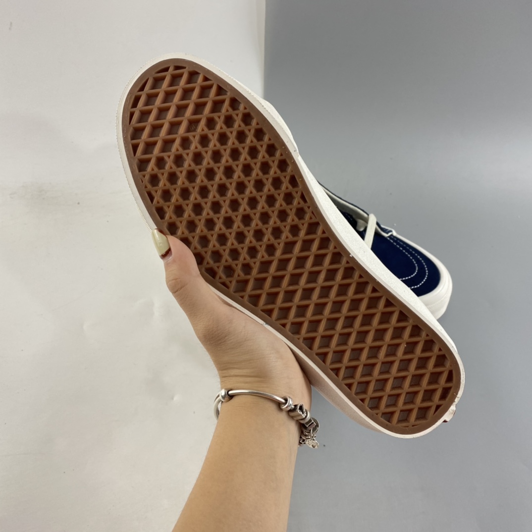 P160  Vans style38 X Pendleton 范斯联名蓝色格纹高帮休闲板鞋 VN0A38GF9GS