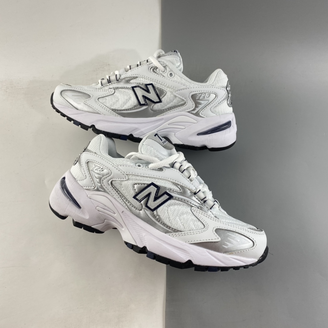 P180  New Balance ML725系列复古单品 透气复古老爹运动休闲跑步鞋 ML725B