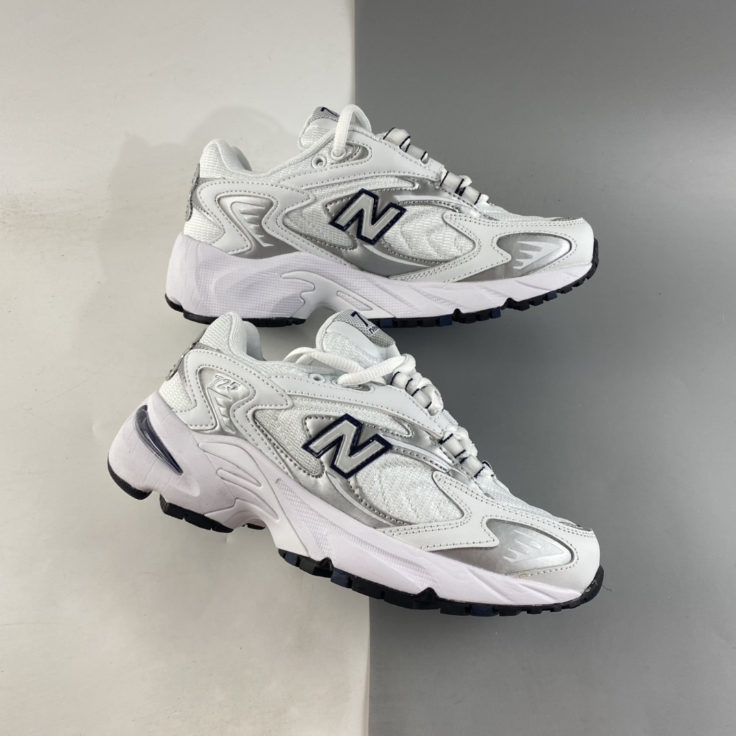 P180  New Balance ML725系列复古单品 透气复古老爹运动休闲跑步鞋 ML725B