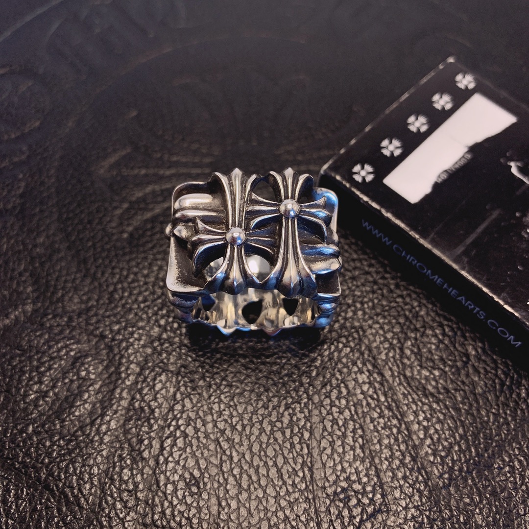 Chrome Hearts 克罗心Chrome hearts方形墓葬戒