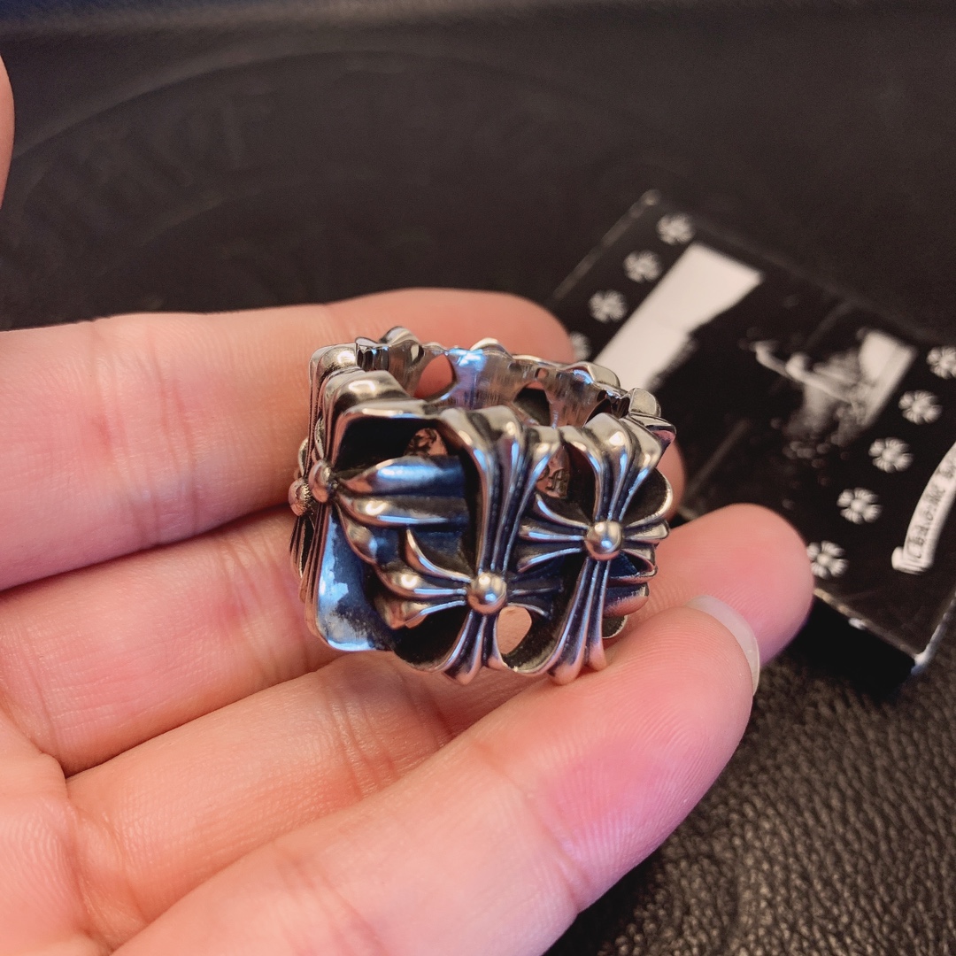 Chrome Hearts 克罗心Chrome hearts方形墓葬戒