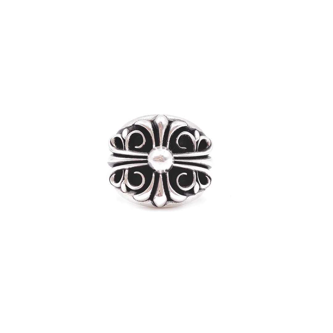 Chrome Hearts 品质克罗心Chrome heart keeper十字花守护着戒指