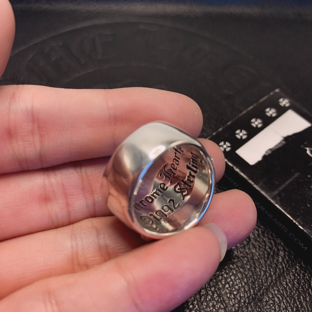 Chrome Hearts 品质克罗心Chrome heart keeper十字花守护着戒指