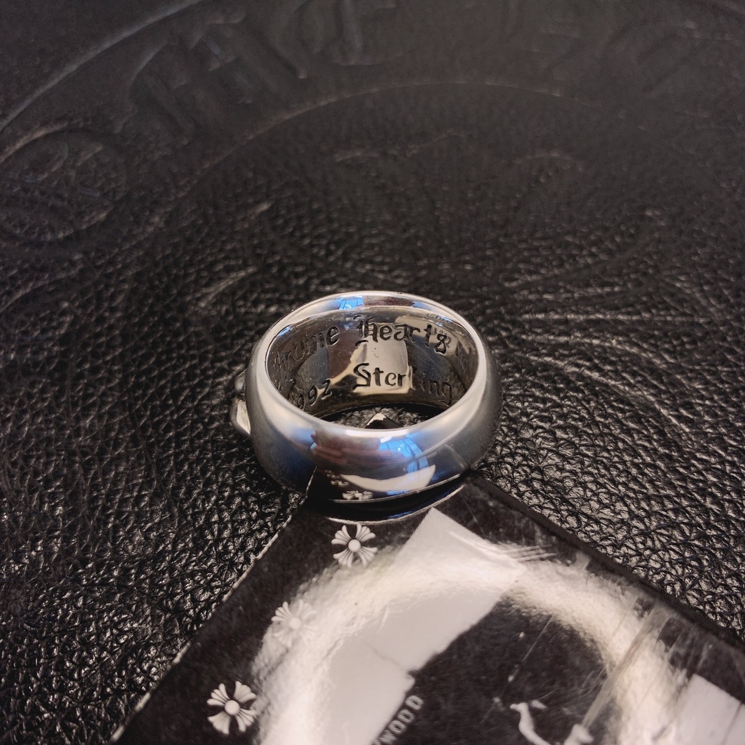 Chrome Hearts 品质克罗心Chrome heart keeper十字花守护着戒指
