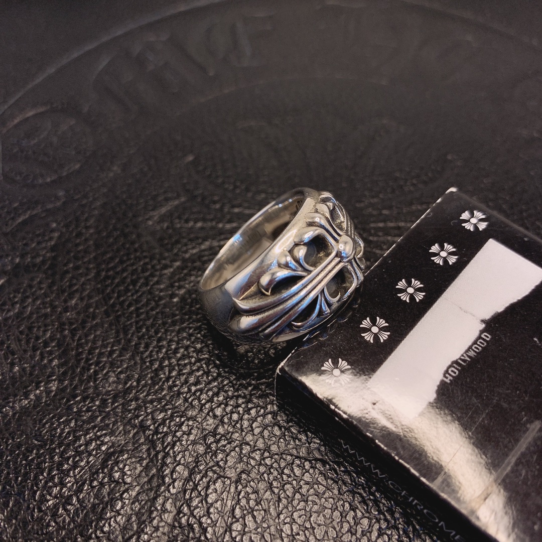 Chrome Hearts 品质克罗心Chrome heart keeper十字花守护着戒指