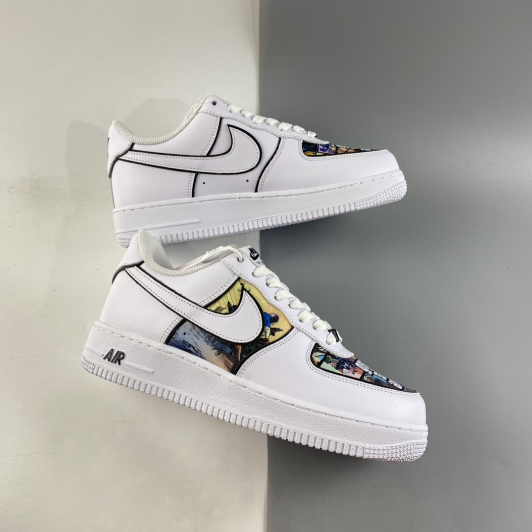 P260  NIKE Air Force 1’07 Low 侠道飞车主题空军一号低帮休闲板鞋 CW2288-302