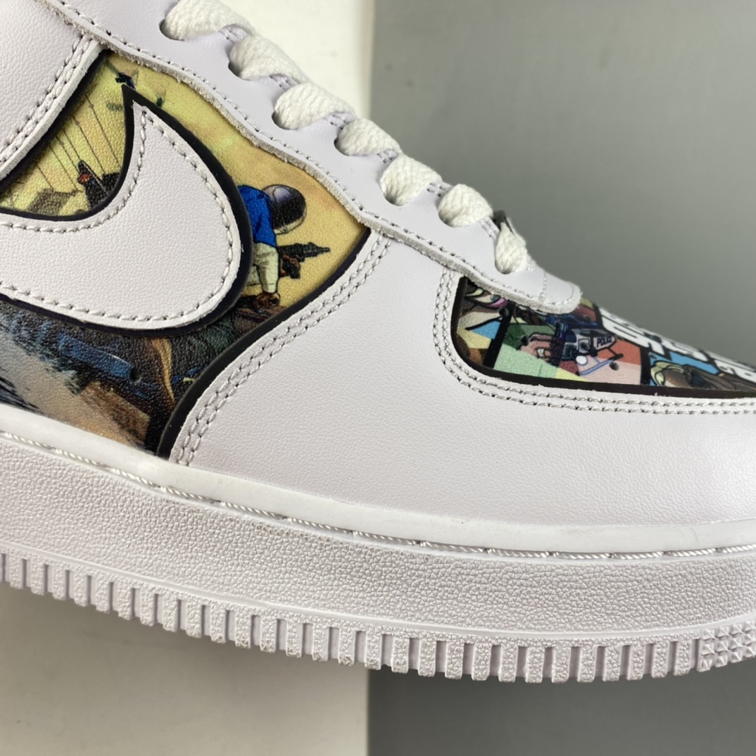 P260  NIKE Air Force 1’07 Low 侠道飞车主题空军一号低帮休闲板鞋 CW2288-302