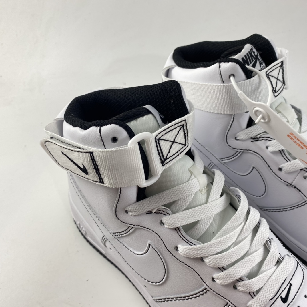 P220  NIKE Air Force 1’07 High 空军一号高帮描线休闲运动板鞋 CV1753-104