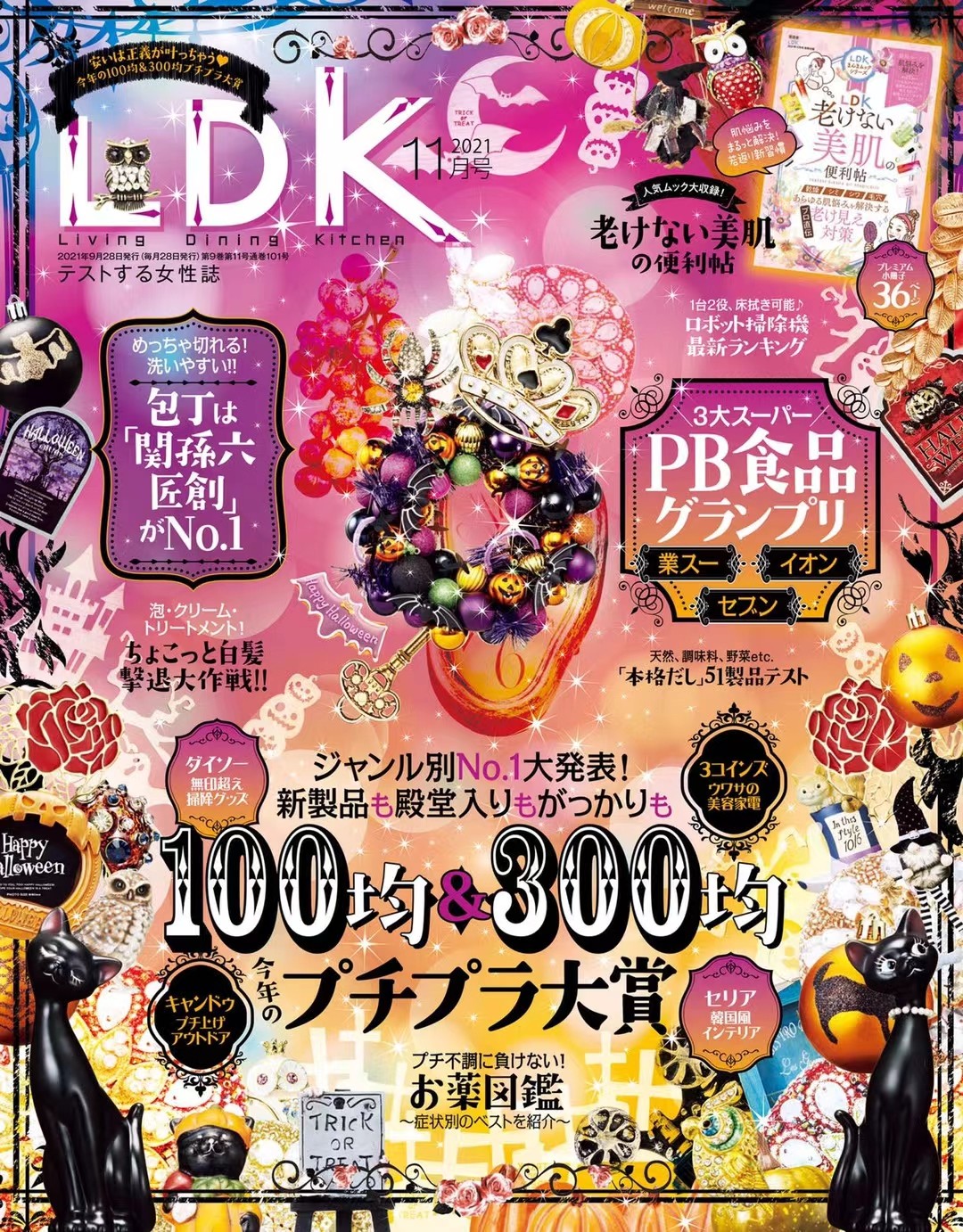 【瑜伽健身上新】 《LDK》 2021年合集日本时尚美妆护肤穿搭美食杂志