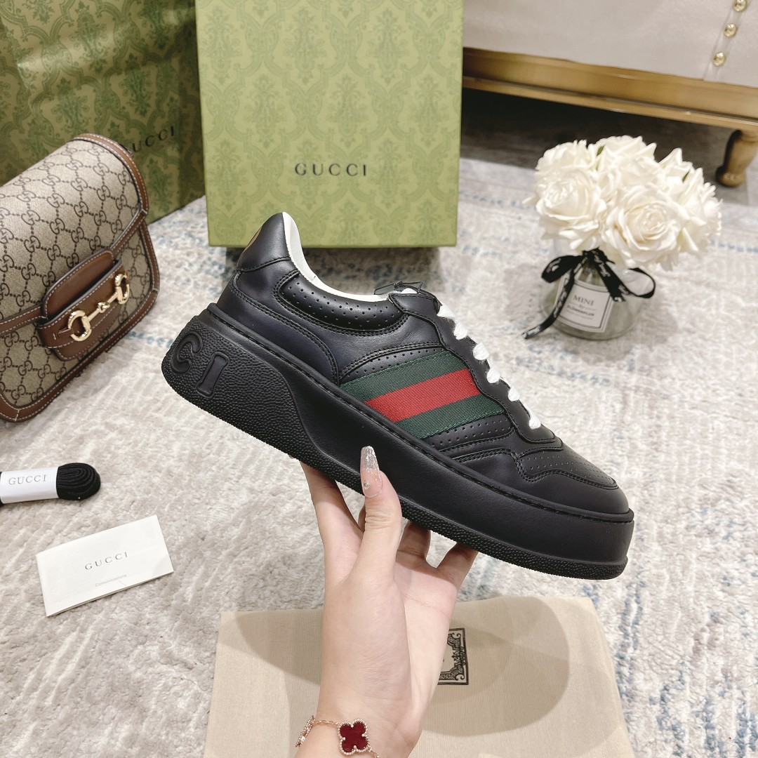 Precio de fábrica:260Gucci - ¡Nueva colección deportiva de suela gruesa suave ligera Chunky! ¡G mode